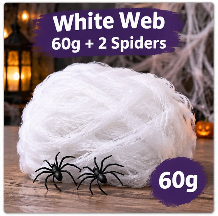 Stretchable Halloween Spider Web Decoration