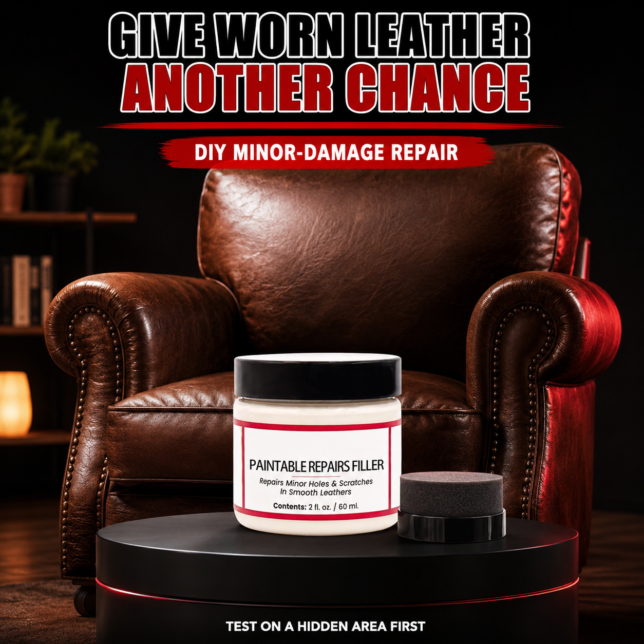 Ultimate Leather Repair Filler: Multifunctional Care Polish for Scratch, Crack & Hole Restoration