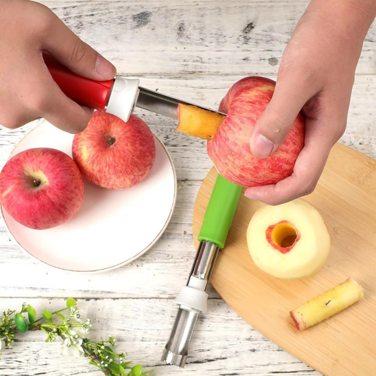 Telescopic Apple Corer Tool, Adjustable Fruit Corer for Apples, Pears & More
