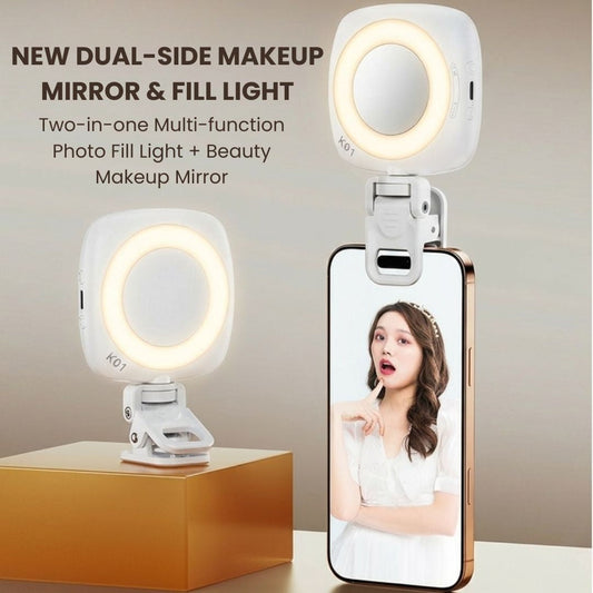 Portable Magnetic Selfie Light for Brighter Photos, Vlogs & Livestreams