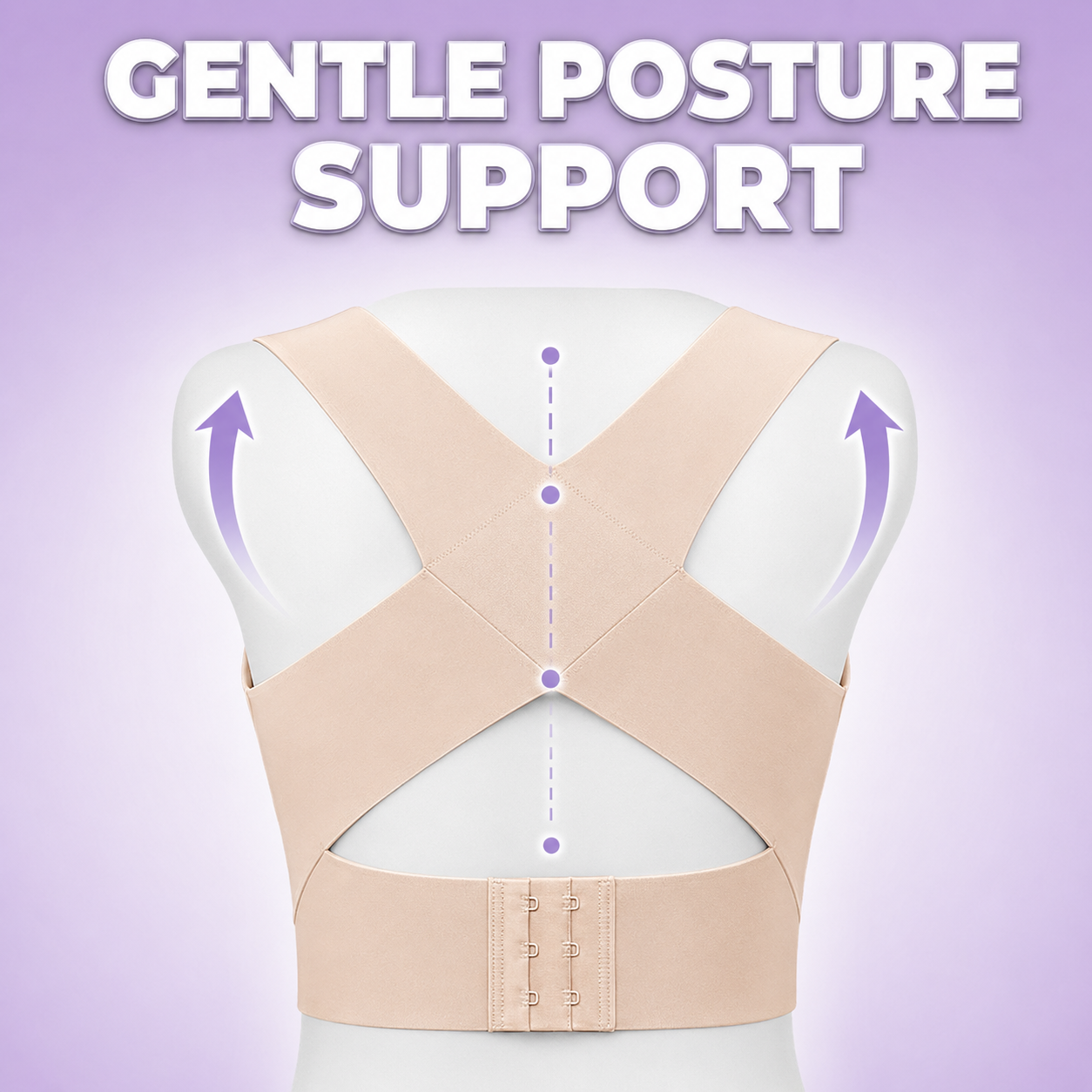 Front-Clasp Thin Seamless Bra for Posture Correction, Beauty Back, and Gathering Effect, Adjustable Bra Without Underwire, Women's Vest-Style Bra