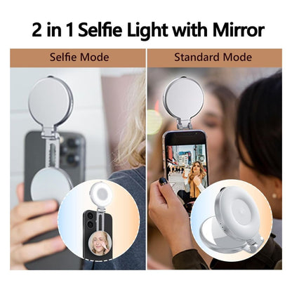 Portable Magnetic Selfie Light for Brighter Photos, Vlogs & Livestreams