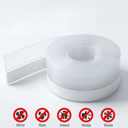 Premium Weather Stripping Seal: Self-Adhesive Door & Window Draft Stopper for Soundproofing, Pest Control & AC Insulation