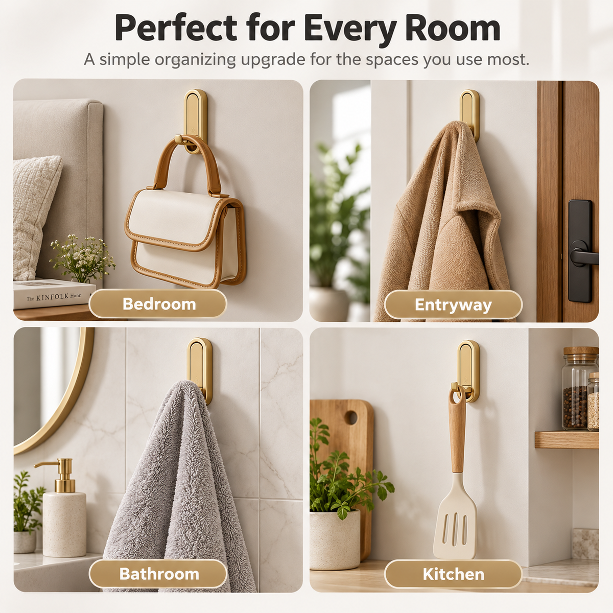 Foldable Wall Hook – Space-Saving Metal Organizer for Bags, Coats & Everyday Essentials