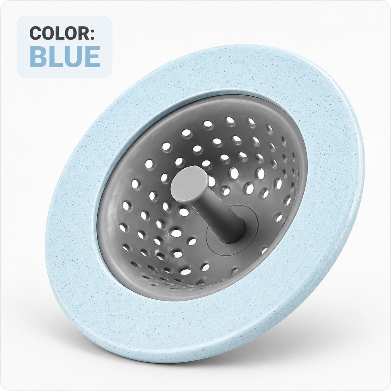 Reusable Kitchen Sink Drain Strainer – Silicone Rim Food Scrap Catcher