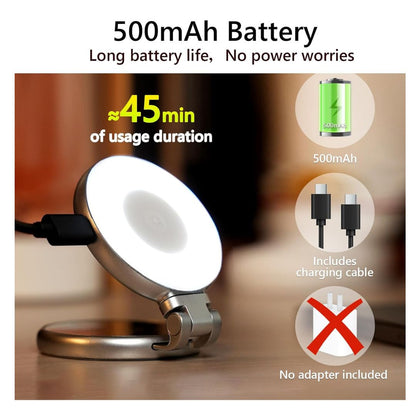 Portable Magnetic Selfie Light for Brighter Photos, Vlogs & Livestreams