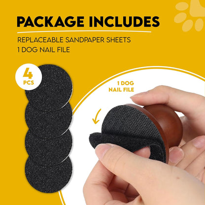 🐾Dog Nail File Scratch Pad – Replaceable Sandpaper