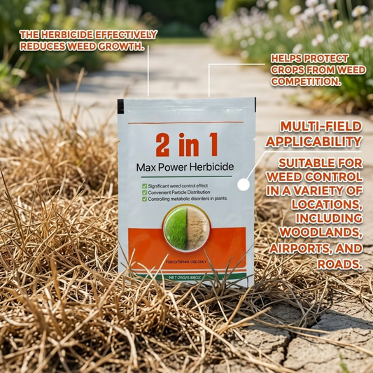 Healrize™ 2-in-1 PRO+ Herbicide | Fast-Acting 6-Hour Root Killer for Gardens, Lawns & Orchards