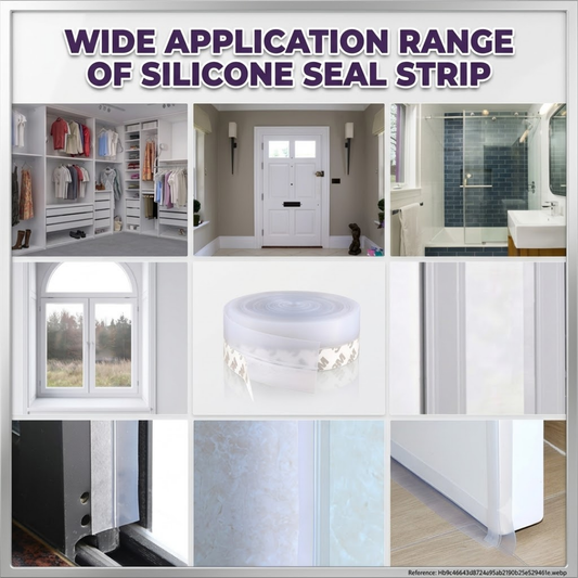 Premium Weather Stripping Seal: Self-Adhesive Door & Window Draft Stopper for Soundproofing, Pest Control & AC Insulation