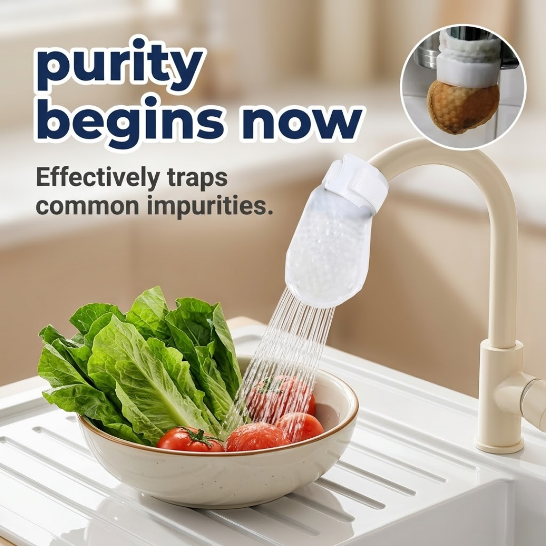 🚰 Universal Faucet Filter Bag for Filtering Tap Water, Mountain Spring Water, Rust, and Impurities