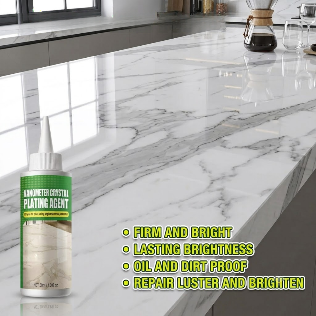 ✨ Ultimate Nano Crystal Coating Agent | Professional Marble Polish & Stone Restorer ✨