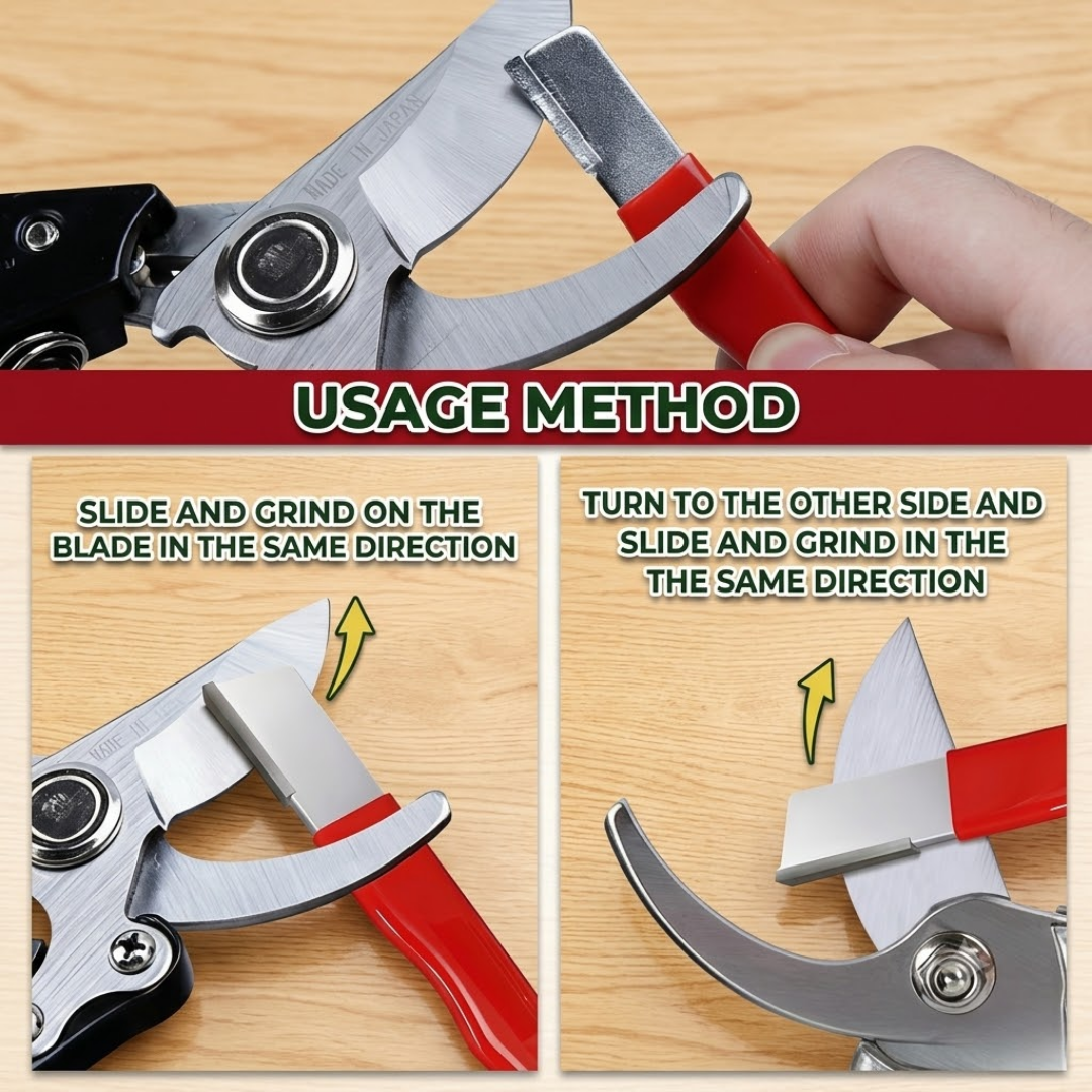 Premium Multi-Purpose Sharpening Tool | Restores Knives, Axes, Machetes & Garden Pruning Shears Instantly