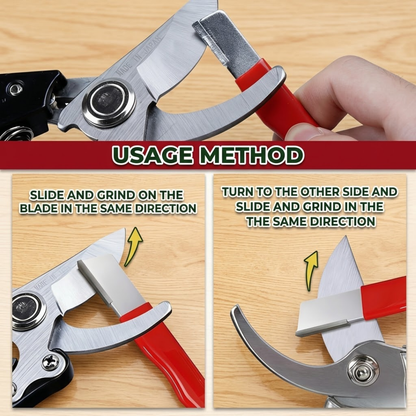 Premium Multi-Purpose Sharpening Tool | Restores Knives, Axes, Machetes & Garden Pruning Shears Instantly