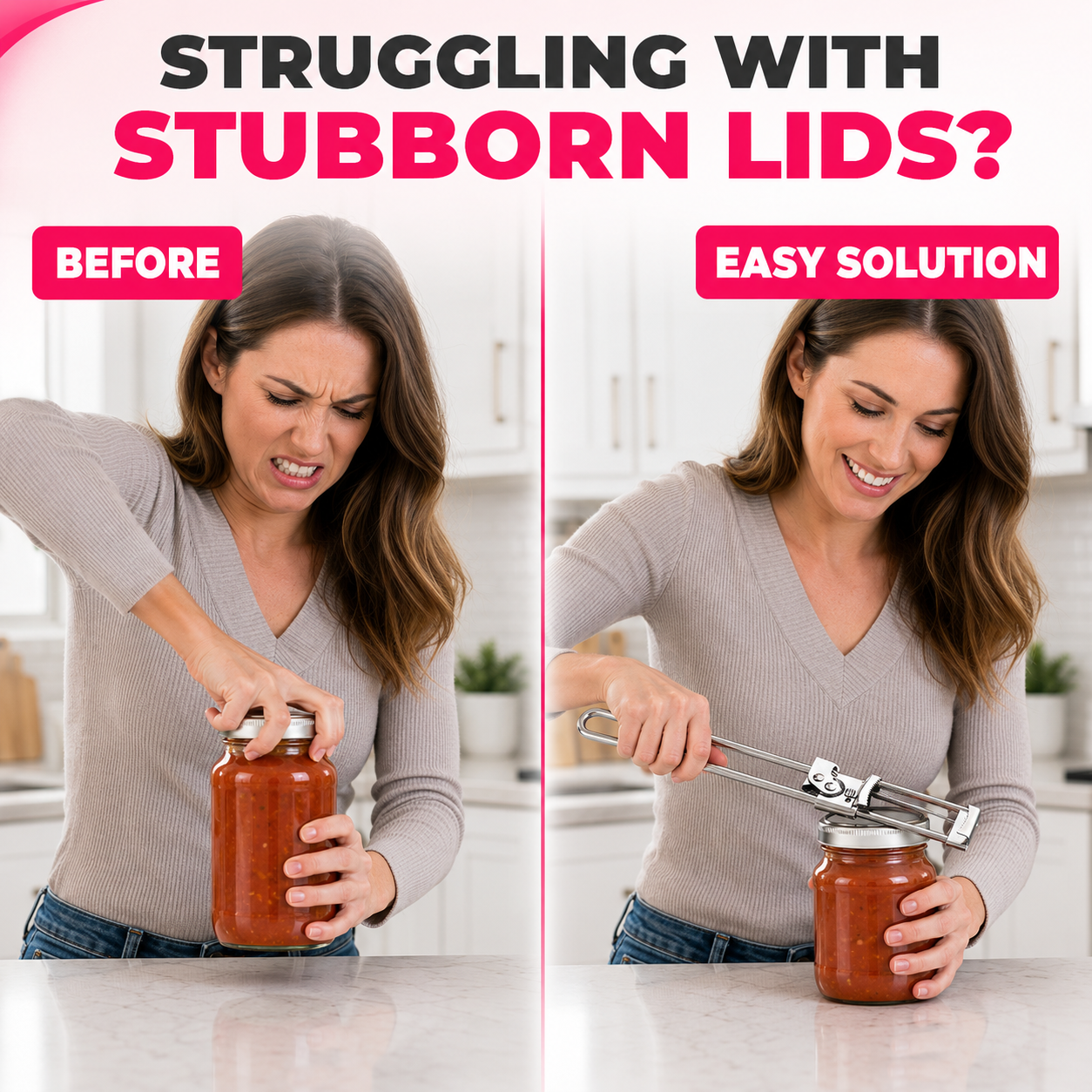 Adjustable Multifunctional Stainless Steel Can Opener