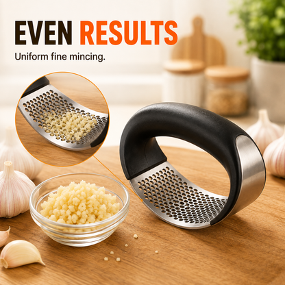 Garlic Press Rocker – Easy Stainless Steel Garlic Mincer