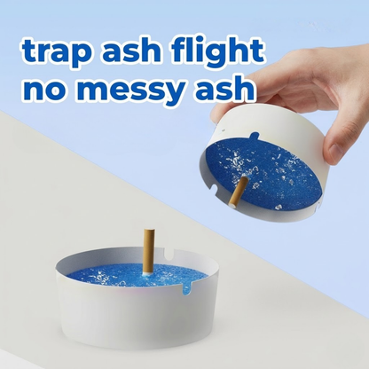 🌬️ Disposable Ashtray with Built-In Smoke Extinguishing Sand | Anti-Smoke Fly Ash & Odor Control