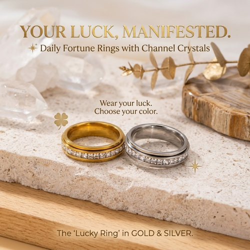 ✨ Exclusive Anxiety Rings for Women and Men | Titanium Steel Spinner Fidget Band with Cubic Zirconia for Stress Relief & Wellness