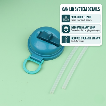 30% OFF TODAY! 🥤 Premium Leak-Proof Can Bottle Cap | Universal Soda & Coke Can Lid with Reusable Straw