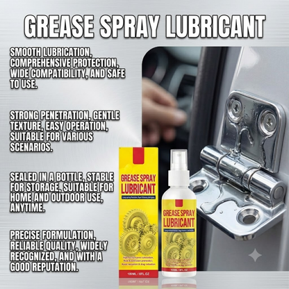Rust Removal and Lubrication Spray, Gentle Cleaning and Care for Metal, Lubrication, Noise Reduction, Smoothness, Suitable for Automotive Hardware and Various Scenarios