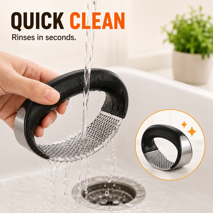 Garlic Press Rocker – Easy Stainless Steel Garlic Mincer