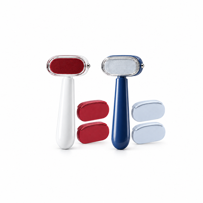 2-in-1 Dual-Sided Foot Callus Remover | Replaceable Stainless Steel Scraper & File for Dry Cracked Heels | Professional Pedicure Tool