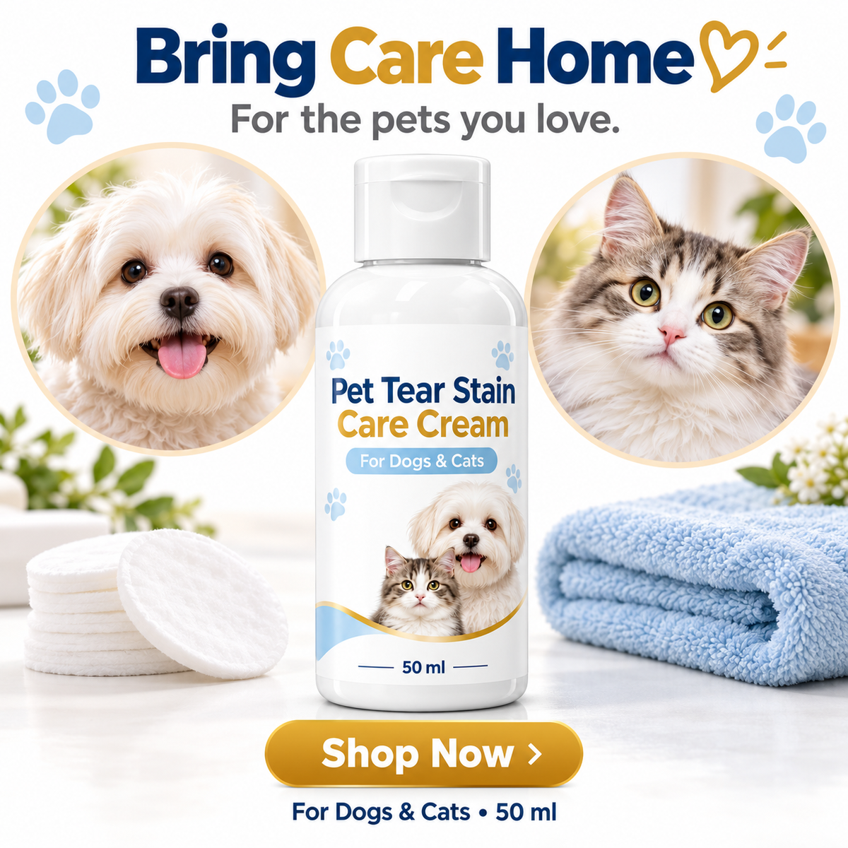✨ Pet Tear-Stain Care Cream: Little Care, Big Love. ✨