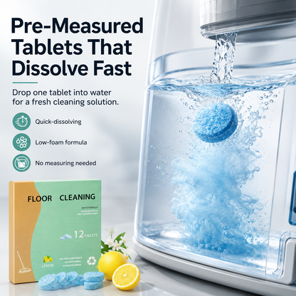 Magic Floor Cleaning Tablets – Fast Dry & No Residue
