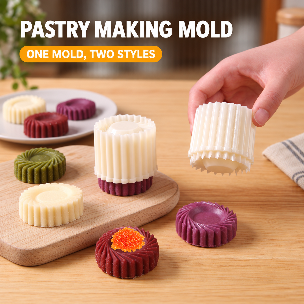 2-in-1 Double-Ended Pastry Making Mold