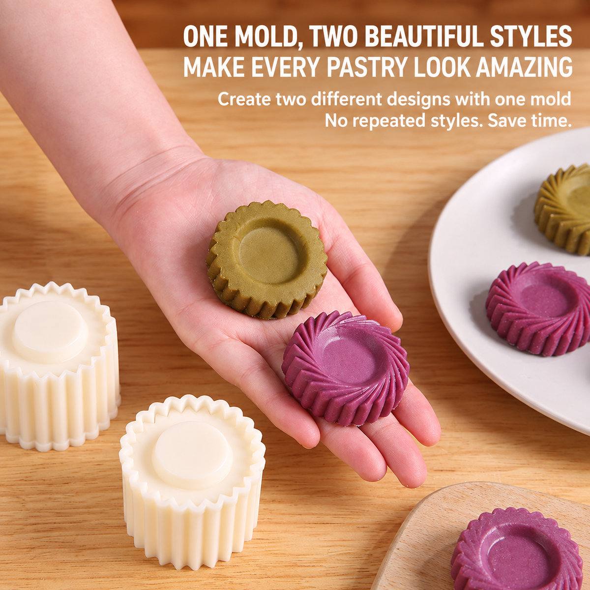 2-in-1 Double-Ended Pastry Making Mold