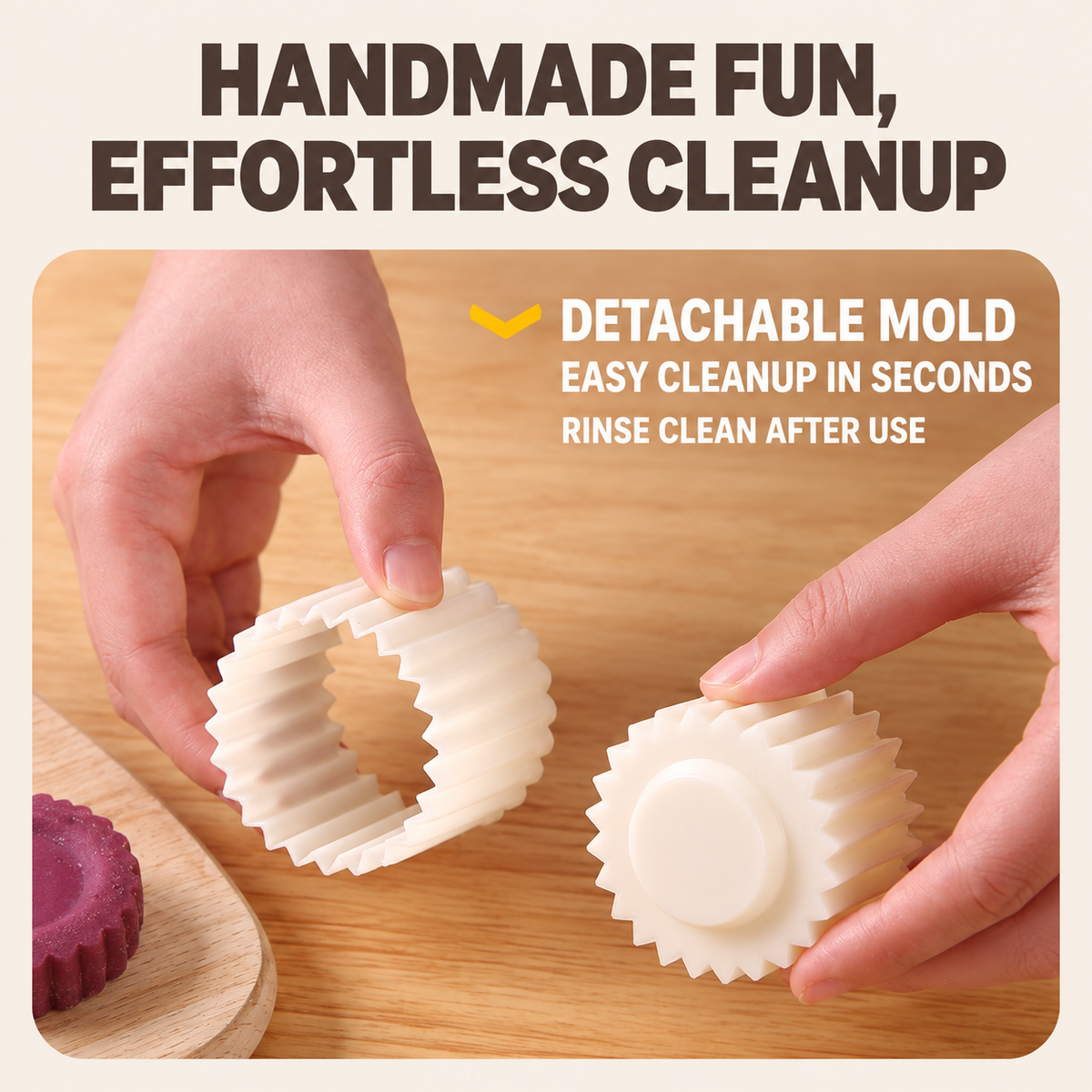 2-in-1 Double-Ended Pastry Making Mold