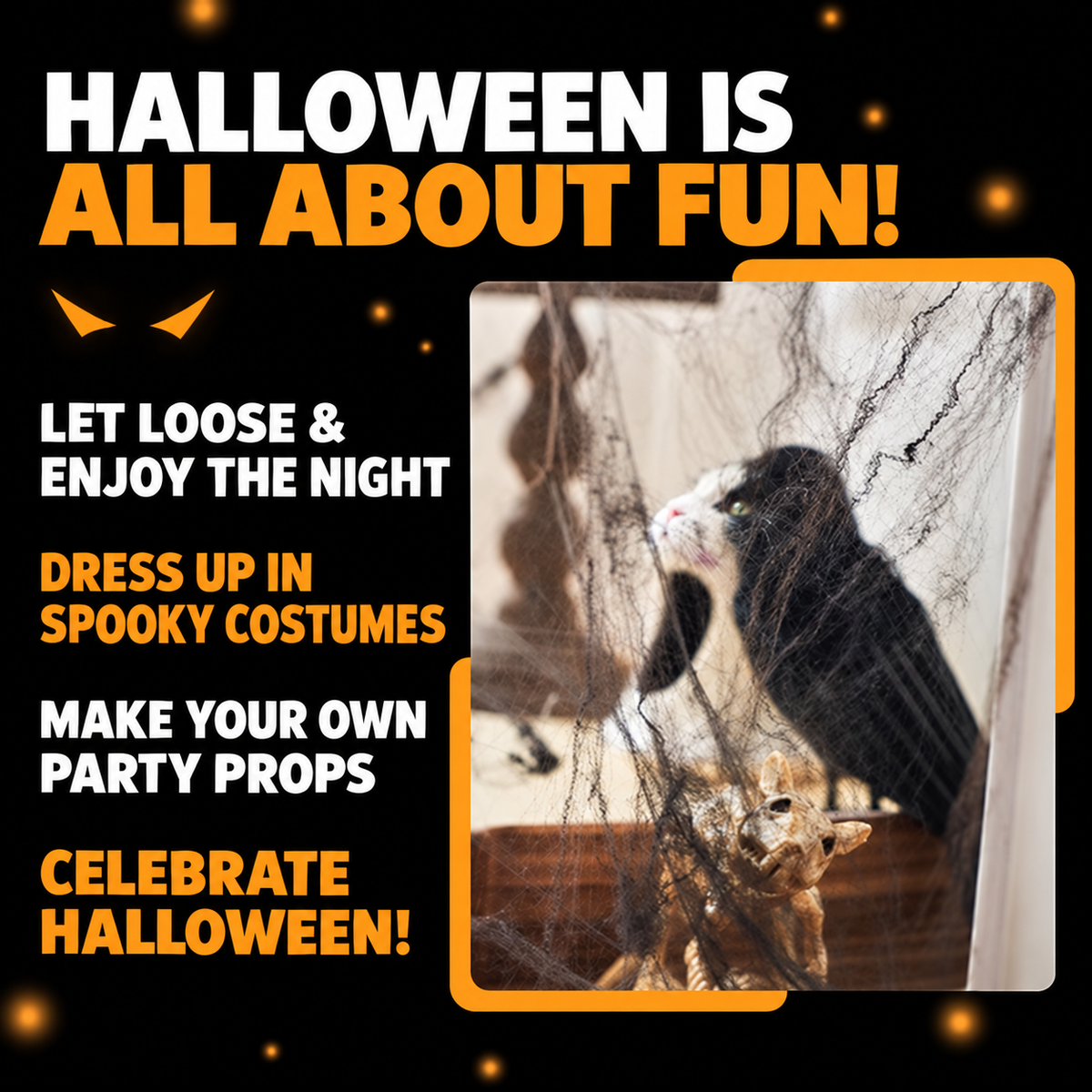 Stretchable Halloween Spider Web Decoration