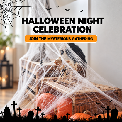 Stretchable Halloween Spider Web Decoration