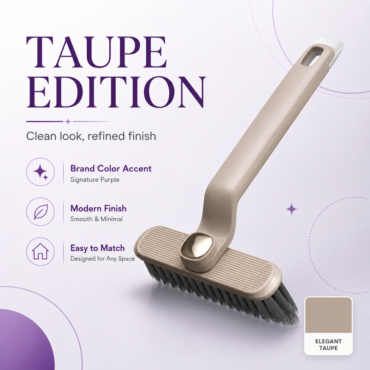 V-Shaped Rotating Gap Brush | Deep-Clean Corners, Grooves & Window Tracks