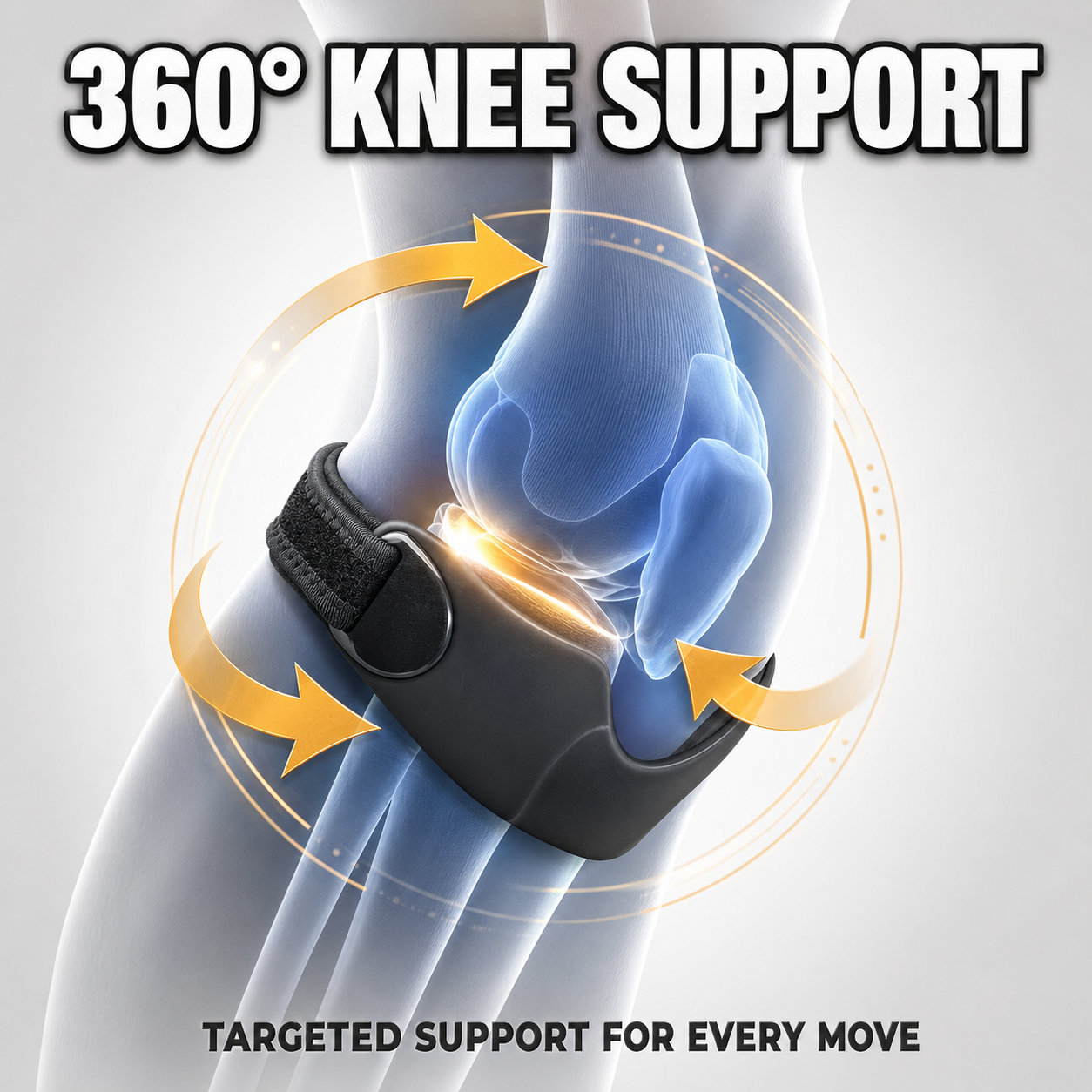 Precision Knee Strap: Targeted Patellar Tendon Support for Pain Relief & Active Performanc
