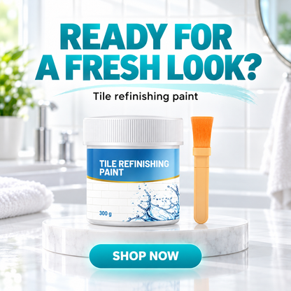 Instant Waterproof Epoxy Makeover for Bathroom & Kitchen (Includes Brush)