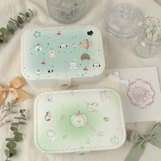 Mint Mambo Leather Jewelry Box