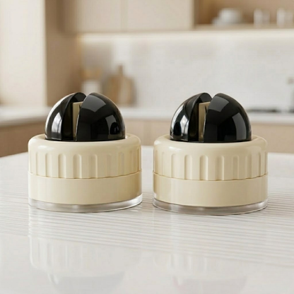 Ultimate Suction Knife Sharpener | Portable Rapid Tungsten Kitchen Sharpener | Non-Slip Base for Knives, Scissors & Cleavers