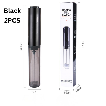 Handheld Milk Frother with Cover - 15-Second Silent Drink Mixer