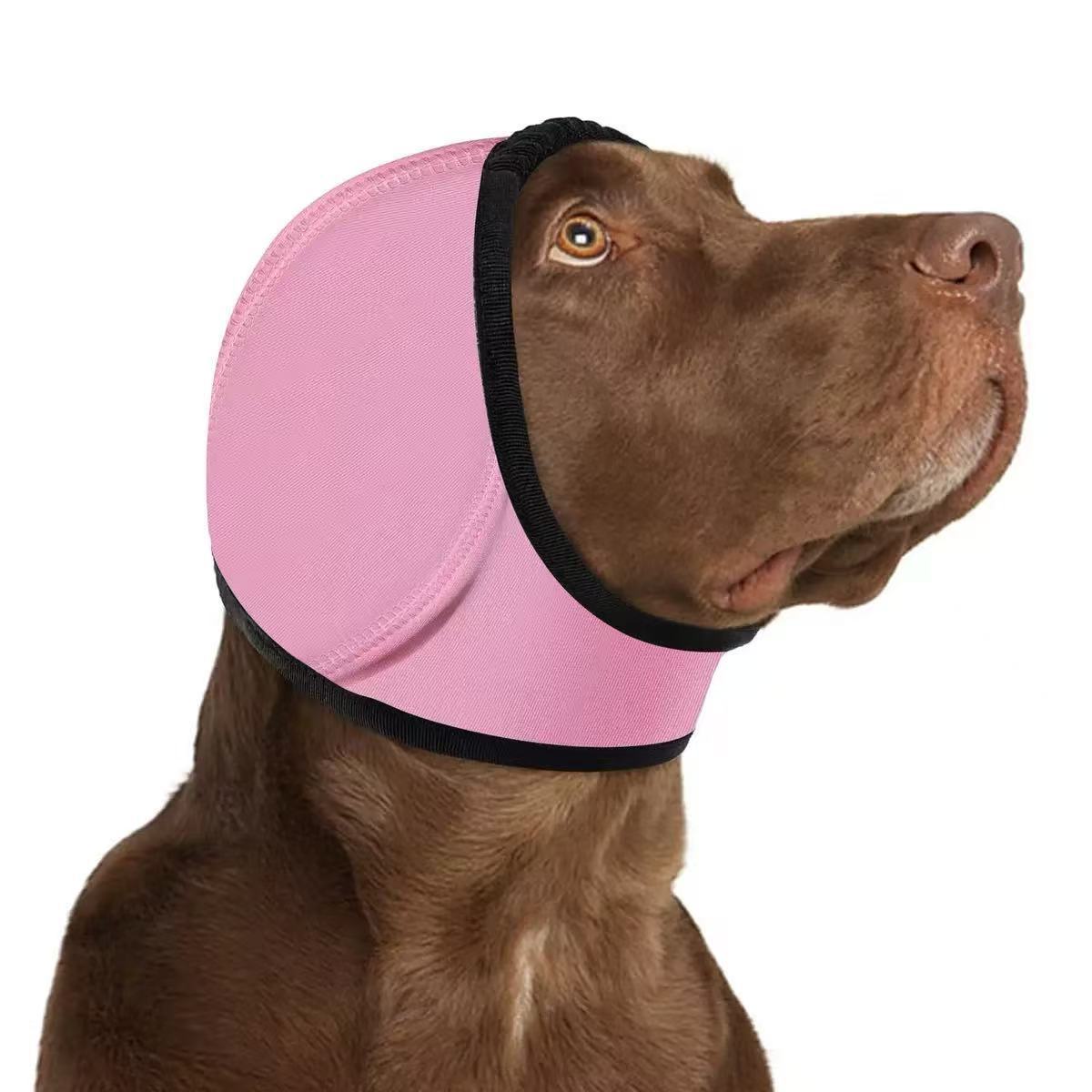 Dog Ear Protection Wrap – Anti-Anxiety Noise Muffling Earmuffs for Thunder, Fireworks & Grooming