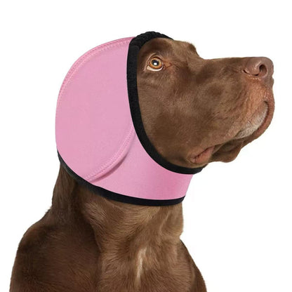 Dog Ear Protection Wrap – Anti-Anxiety Noise Muffling Earmuffs for Thunder, Fireworks & Grooming