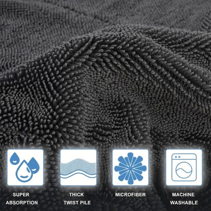 Ultra-Premium Twisted Microfiber Car Drying Towel | Scratch-Free, Streak-Free & Super Absorbent