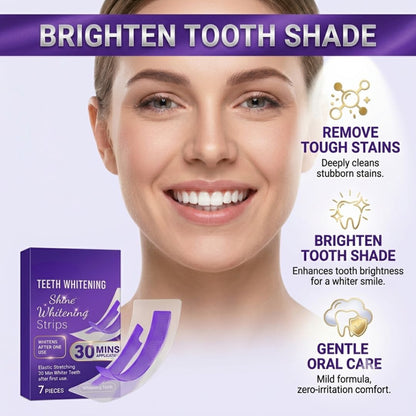 Shine Whitening Strips | 30-Minute Teeth Whitening Strips for a Brighter Smile