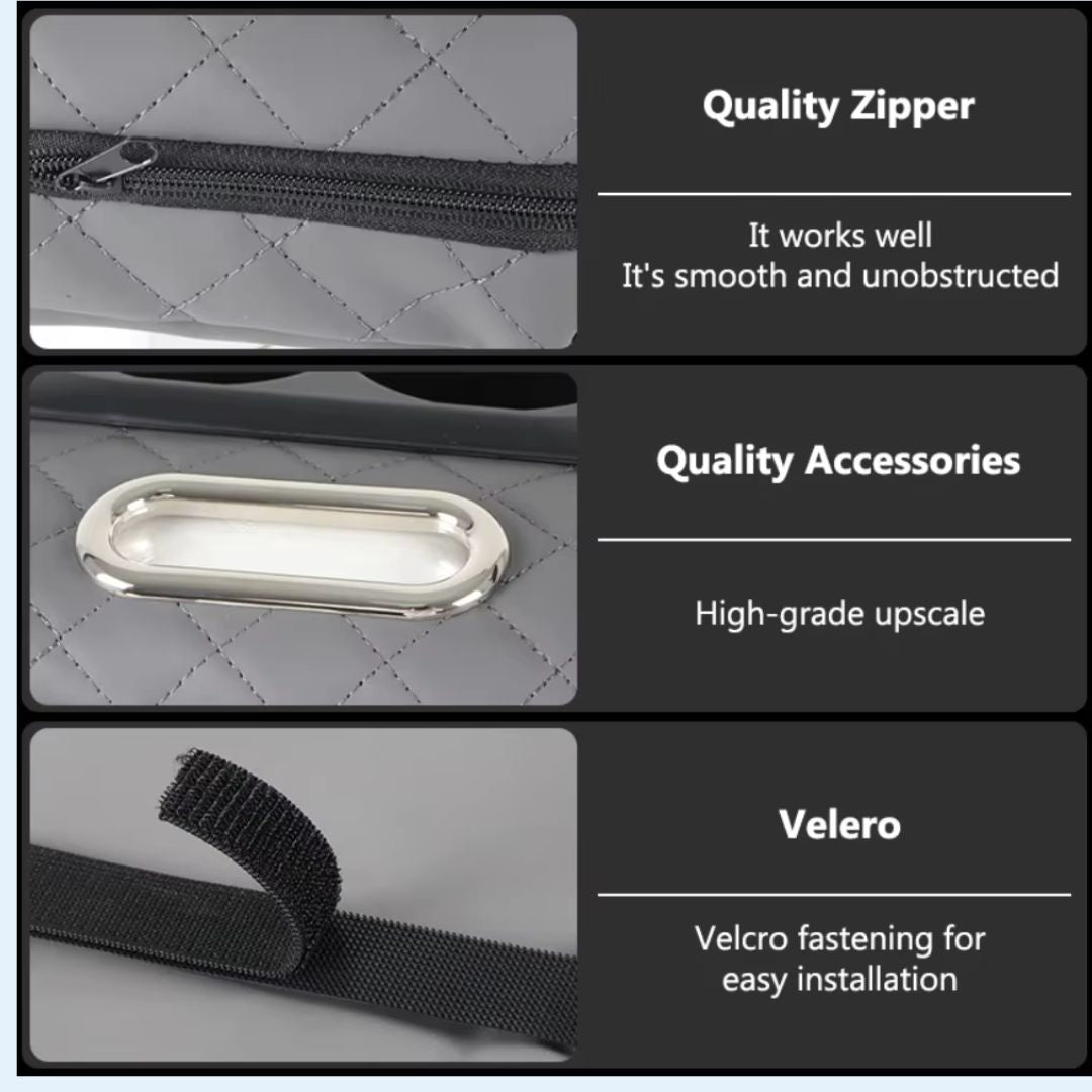 Wireless Charging Car Armrest Heightening Pad with Storage Organizer