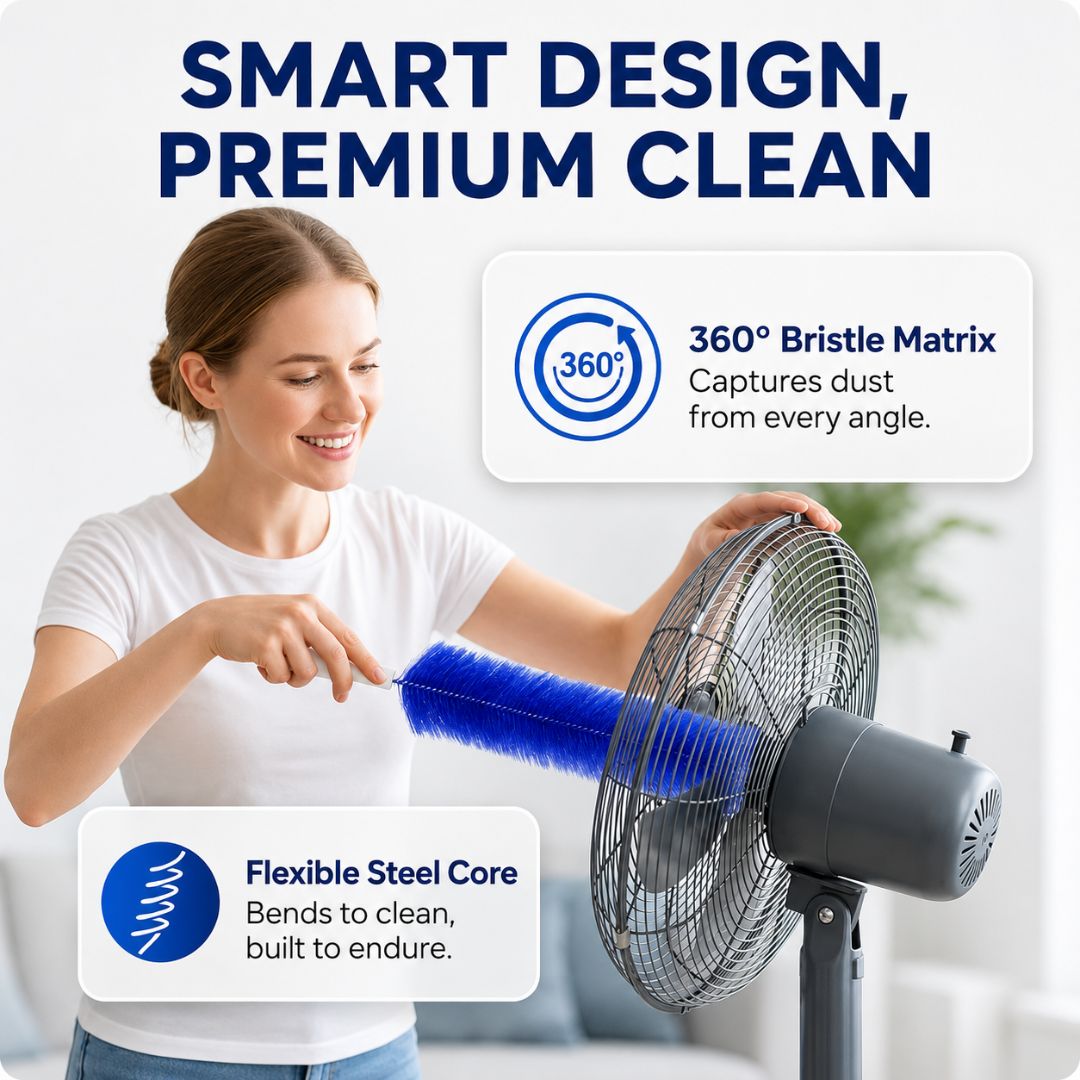 FlexiReach 360° Dust Cleaning Brush – Clean Tight Spaces with Ease