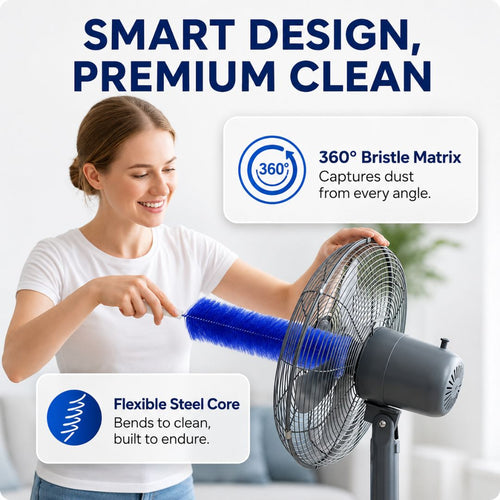 FlexiReach 360° Dust Cleaning Brush – Clean Tight Spaces with Ease