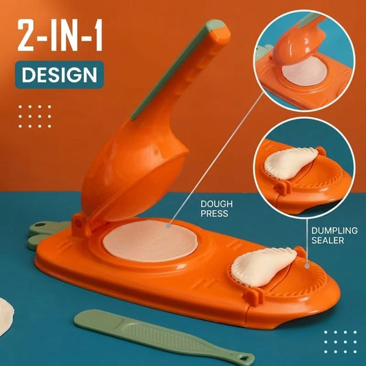 2-in-1 Dumpling Maker Press & Sealer | Easy Homemade Dumplings