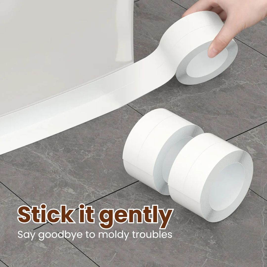 30% OFF! Waterproof Self-Adhesive Caulk Strip for Kitchen & Bathroom Sealing