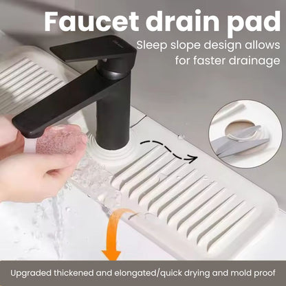 AquaShield™ Pro Silicone Sink Mat | No More Wet Countertops