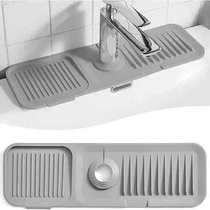 AquaShield™ Pro Silicone Sink Mat | No More Wet Countertops