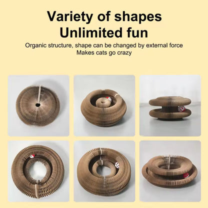 MagiClaw™ Circular Cat Scratcher & Track Toy | Save Your Furniture! 🐈
